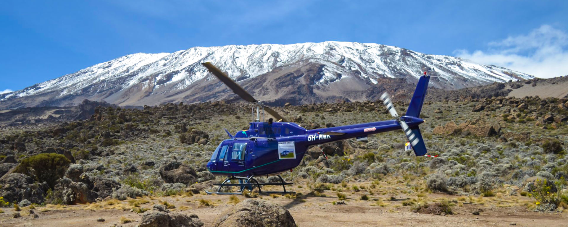 ¿Cuánto cuesta un rescate en helicóptero en el Kilimanjaro?